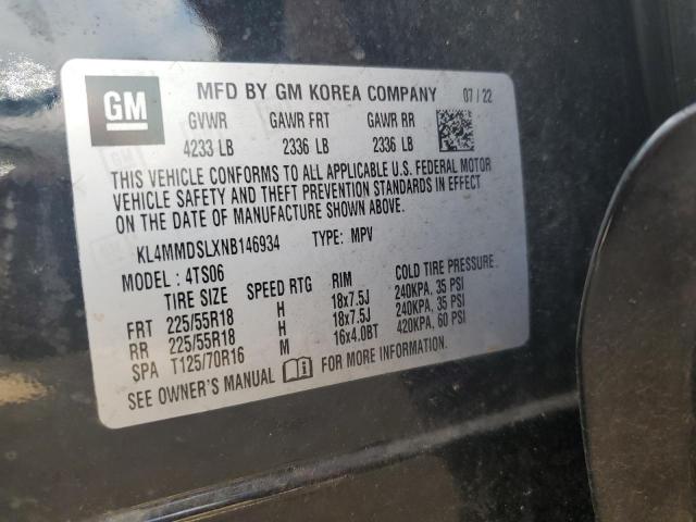 2022 BUICK ENCORE GX KL4MMDSLXNB146934