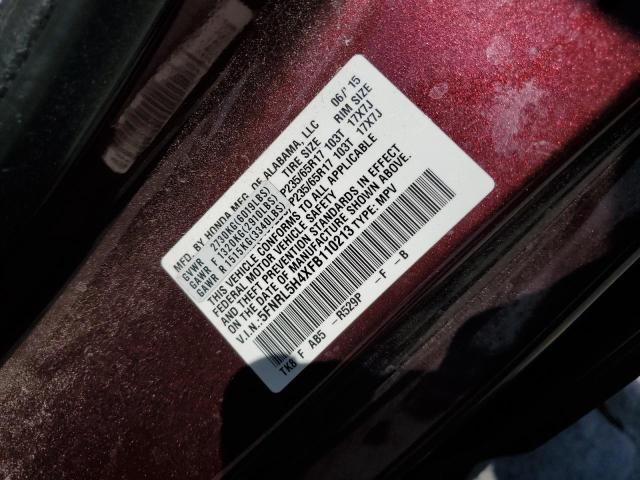 2015 HONDA ODYSSEY EX 5FNRL5H4XFB110213