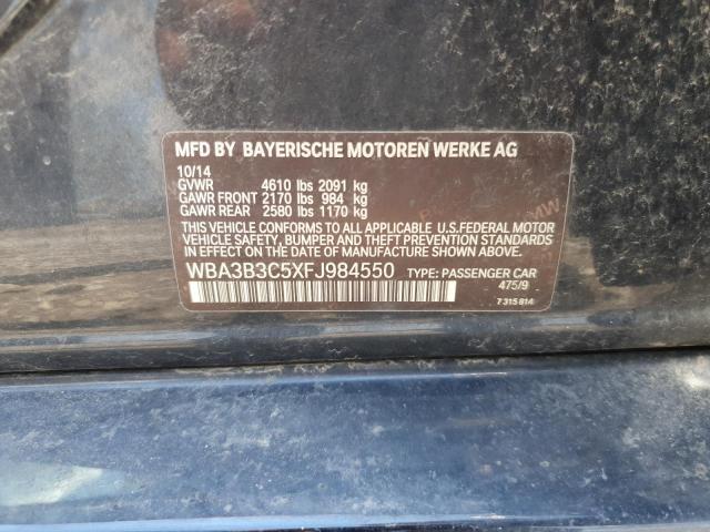 2015 BMW 328 XI WBA3B3C5XFJ984550
