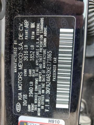 2019 KIA RIO S 3KPA24AB2KE171865