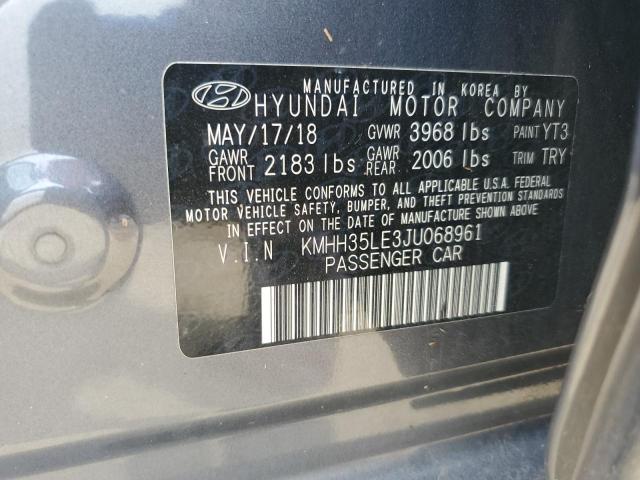 2018 HYUNDAI ELANTRA GT KMHH35LE3JU068961