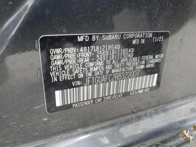 2024 SUBARU IMPREZA SP JF1GUAFC2R8322007