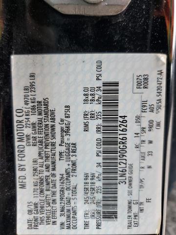 2016 LINCOLN MKZ 3LN6L2J90GR616264