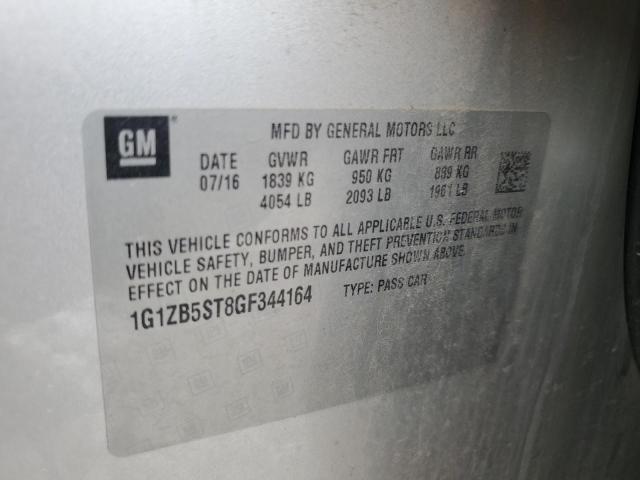 2016 CHEVROLET MALIBU LS - 1G1ZB5ST8GF344164