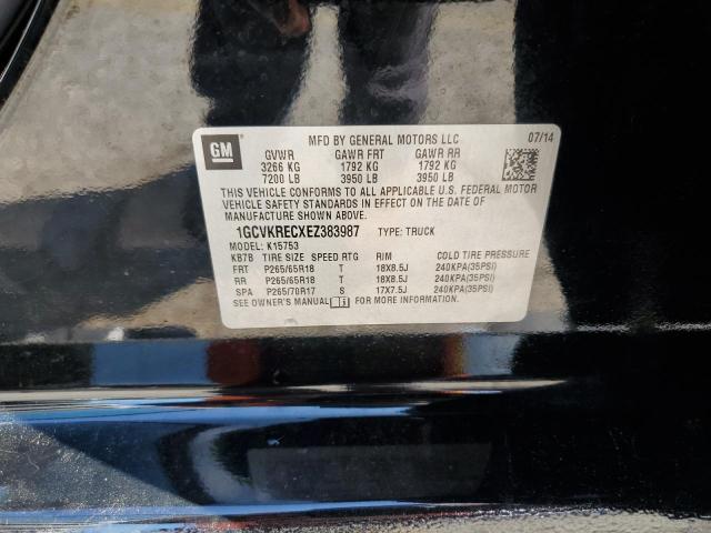 2014 CHEVROLET SILVERADO - 1GCVKRECXEZ383987