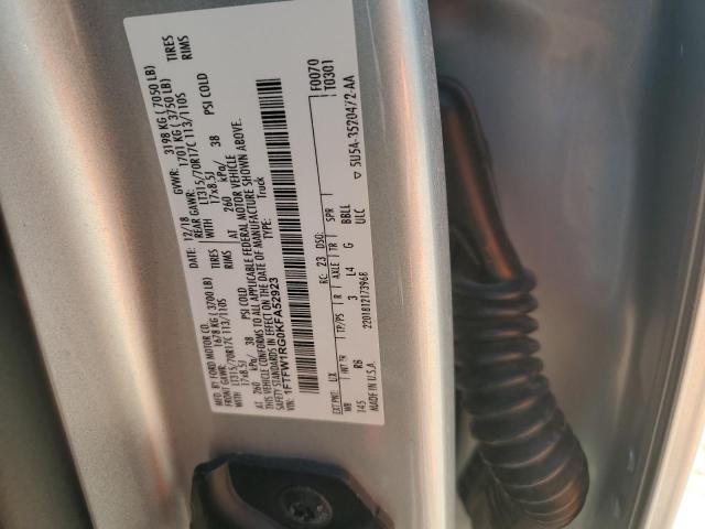 2019 FORD F150 RAPTO 1FTFW1RG0KFA52923