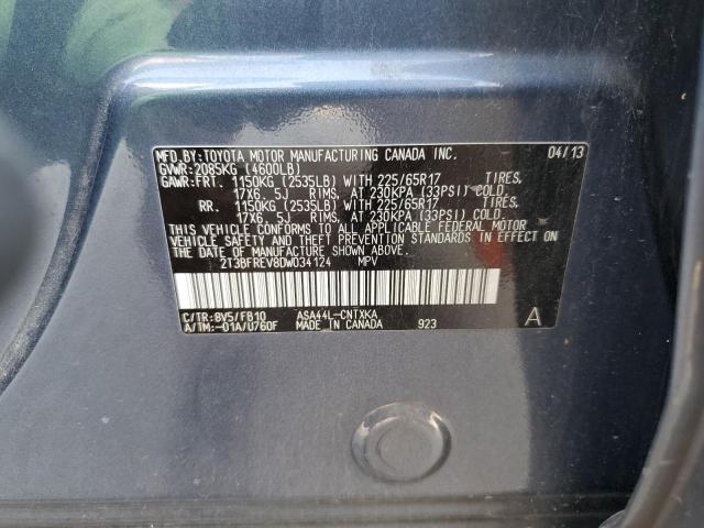 2013 TOYOTA RAV4 LE - 2T3BFREV8DW034124