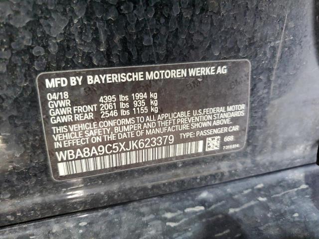 2018 BMW 320 I WBA8A9C5XJK623379
