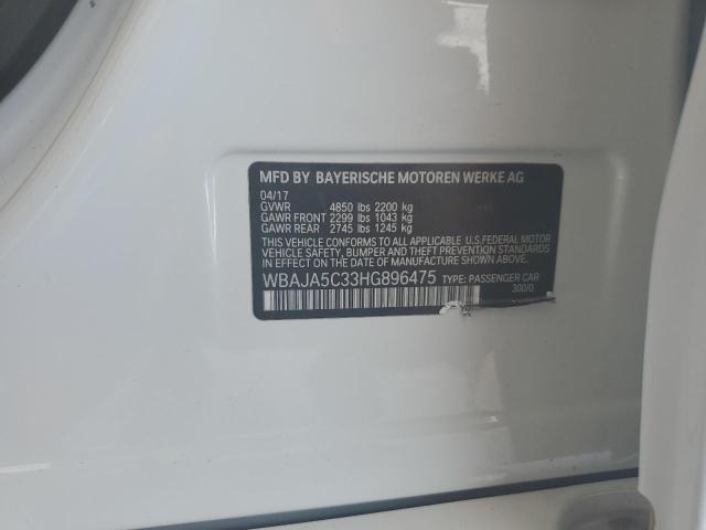 2017 BMW 530 I WBAJA5C33HG896475