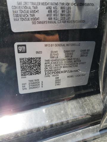 2023 CHEVROLET SILVERADO - 1GCPDBEK0PZ287693