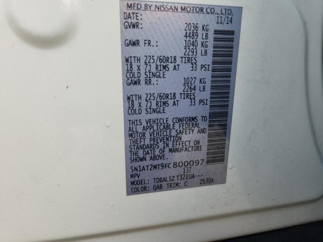2015 NISSAN ROGUE S - 5N1AT2MT9FC800097