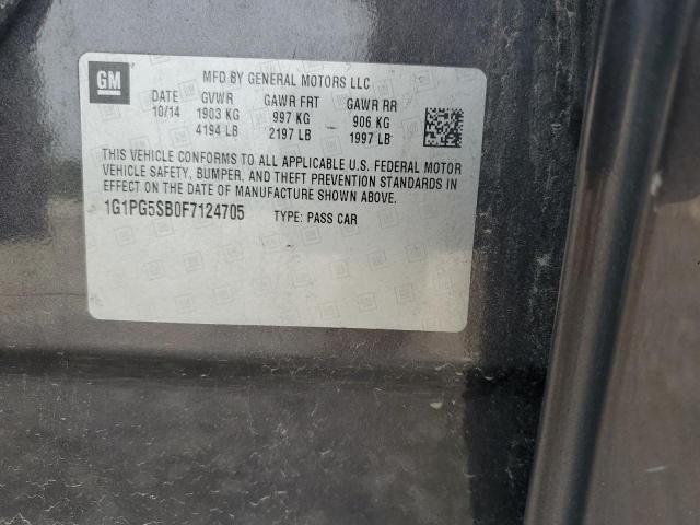2015 CHEVROLET CRUZE LTZ 1G1PG5SB0F7124705