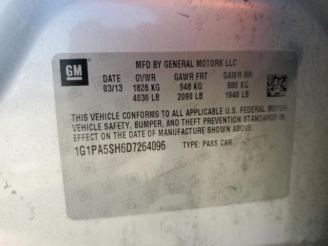 2013 CHEVROLET CRUZE LS - 1G1PA5SH6D7264096