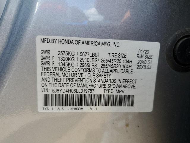 2020 ACURA MDX A-SPEC 5J8YD4H06LL019787