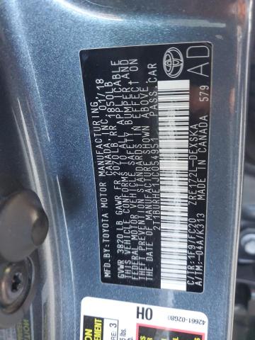 2018 TOYOTA COROLLA L - 2T1BURHE1JC054951