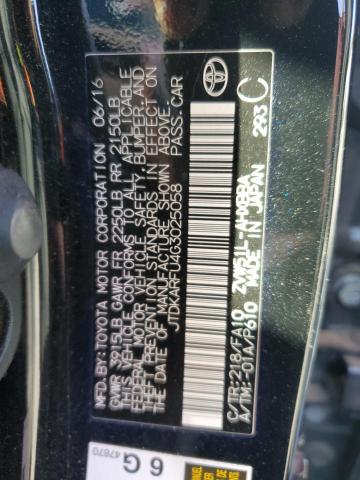 2016 TOYOTA PRIUS JTDKARFU4G3025058