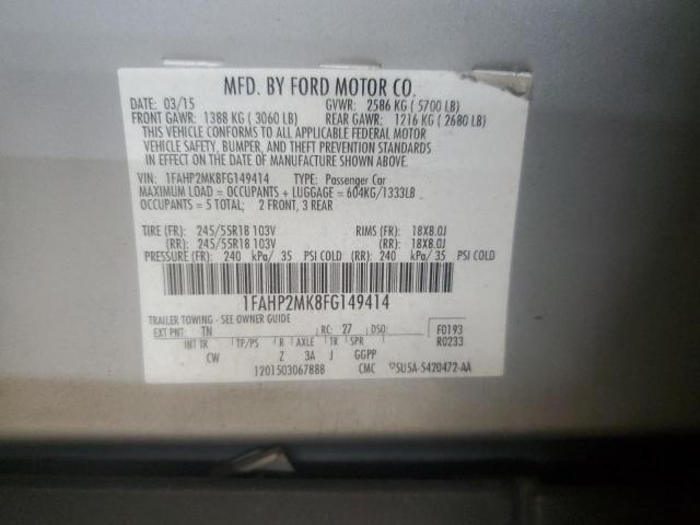 2015 FORD TAURUS POL 1FAHP2MK8FG149414