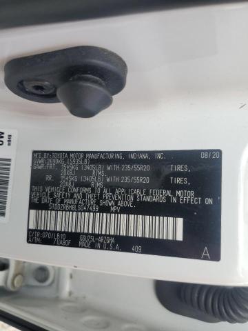 2020 TOYOTA HIGHLANDER - 5TDDZRBH8LS047499
