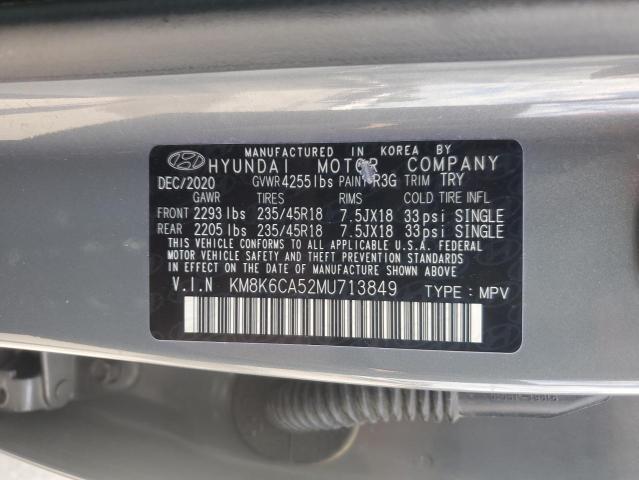 2021 HYUNDAI KONA NIGHT KM8K6CA52MU713849