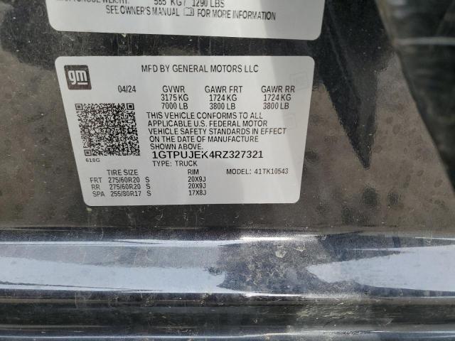 2024 GMC SIERRA K15 1GTPUJEK4RZ327321