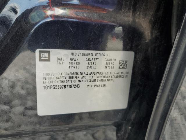 2011 CHEVROLET CRUZE LT - 1G1PG5S97B7187243