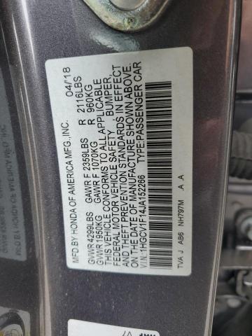 2018 HONDA ACCORD LX 1HGCV1F14JA152266