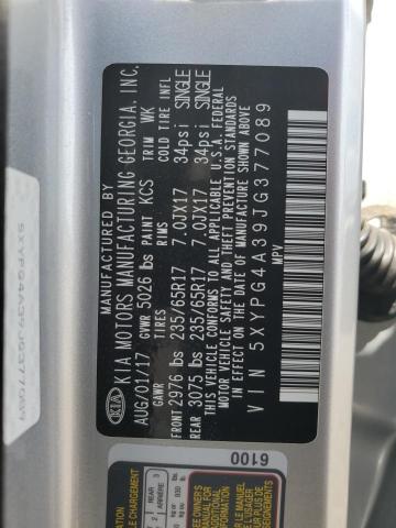 2018 KIA SORENTO LX 5XYPG4A39JG377089
