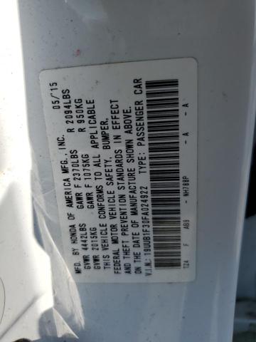 2015 ACURA TLX 19UUB1F30FA024922