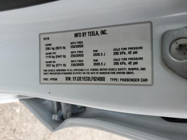 2020 TESLA MODEL 3 - 5YJ3E1EC0LF624880