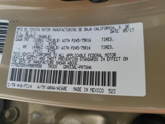 2017 TOYOTA TACOMA DOU - 3TMBZ5DN1HM009588