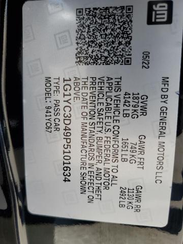 2023 CHEVROLET CORVETTE S 1G1YC3D49P5101634