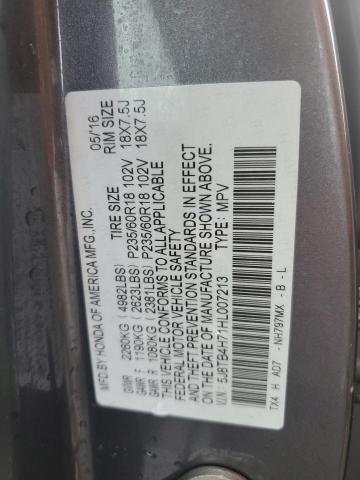 2017 ACURA RDX ADVANC - 5J8TB4H71HL007213