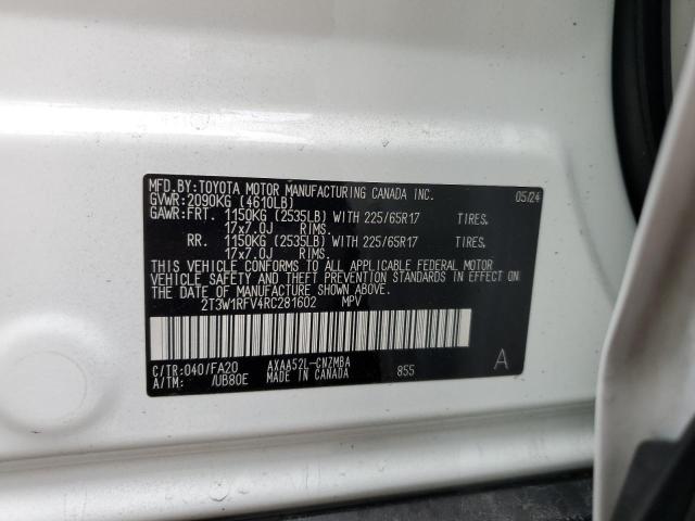 2024 TOYOTA RAV4 XLE - 2T3W1RFV4RC281602