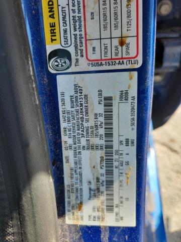 2019 FORD FIESTA SE 3FADP4BJ8KM131497