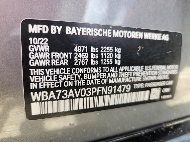 2023 BMW 430XI GRAN WBA73AV03PFN91479