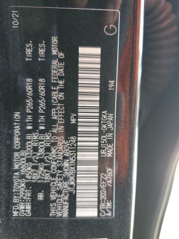 2022 LEXUS GX 460 JTJKM7BX1N5311248