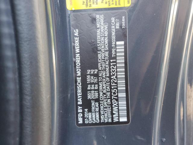 2015 MINI COOPER S WMWXP7C51F2A33211