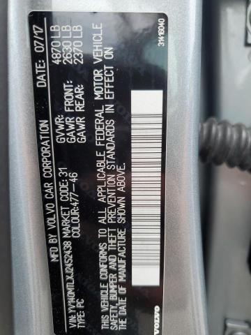 2018 VOLVO S60 DYNAMI YV140MTLXJ2452438