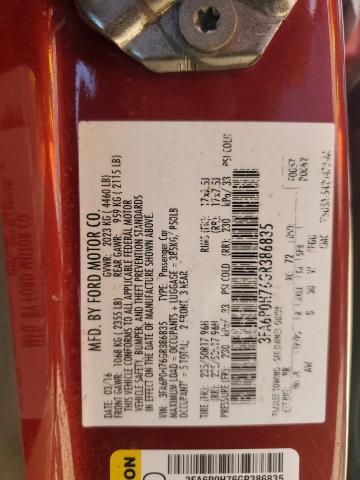 2016 FORD FUSION SE - 3FA6P0H76GR386835