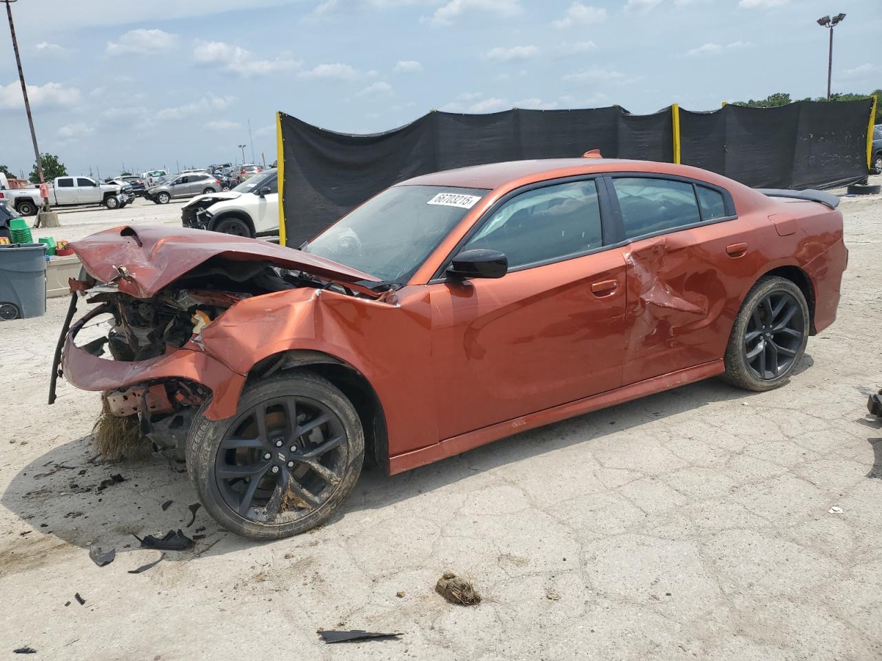 Lot #3256341346 2022 DODGE CHARGER GT