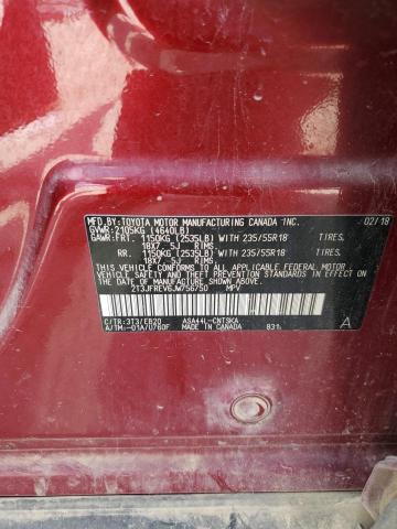 2018 TOYOTA RAV4 SE 2T3JFREV6JW756750