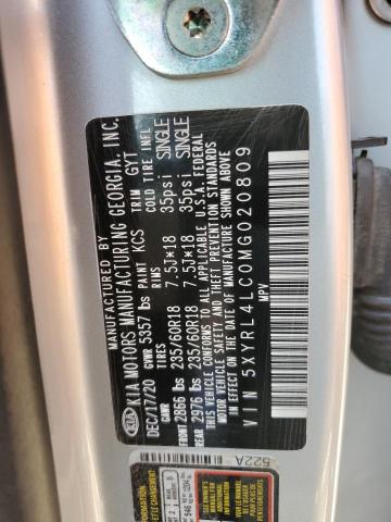 2021 KIA SORENTO S 5XYRL4LC0MG020809