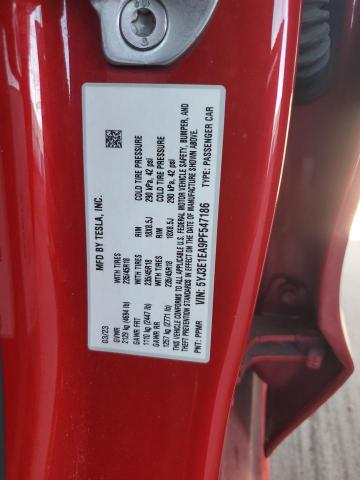 2023 TESLA MODEL 3 5YJ3E1EA9PF547186