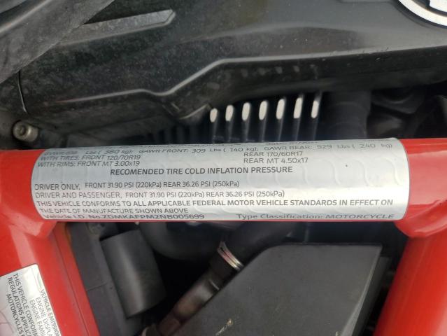 2022 DUCATI SCRAMBLER ZDMKAFPM2NB005699