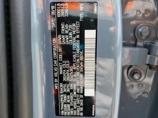 2020 VOLVO XC90 T6 MO YV4A22PK9L1544381