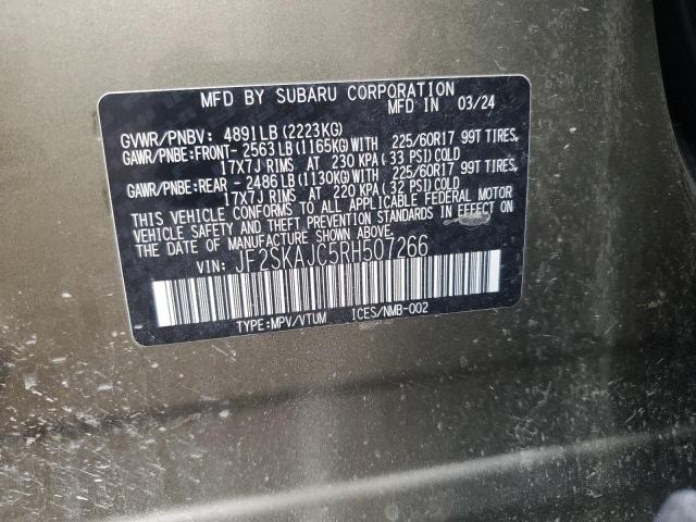 2024 SUBARU FORESTER W JF2SKAJC5RH507266