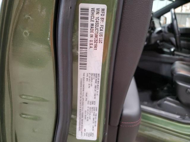 2021 DODGE DURANGO R/ 1C4SDJCT5MC521941