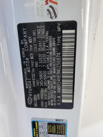 2021 HYUNDAI PALISADE L KM8R54HE9MU256874