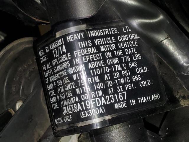 2015 KAWASAKI EX300 A JKAEX8A19FDA23167