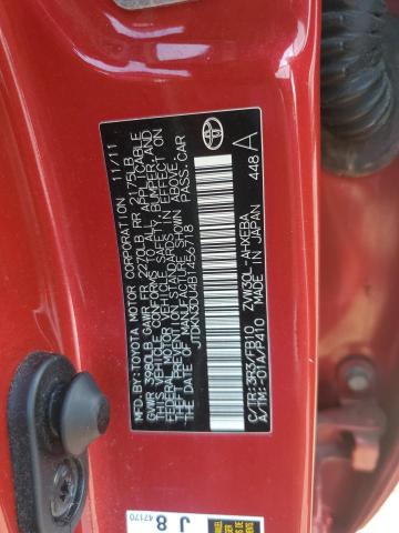2011 TOYOTA PRIUS - JTDKN3DU4B1456718